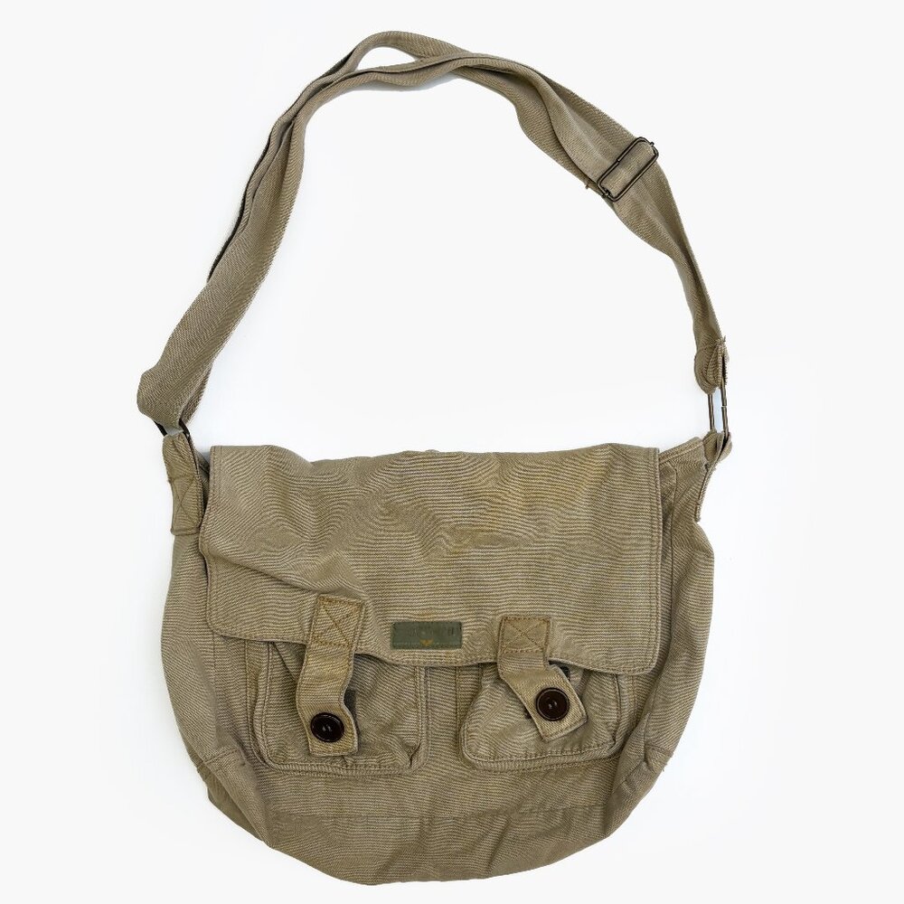 Vintage Utility Messenger Bag